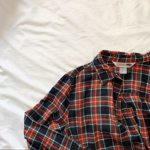 Old Navy plaid flannel